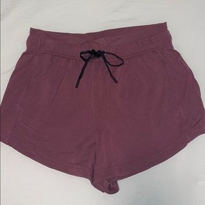 Lululemon sweat shorts.